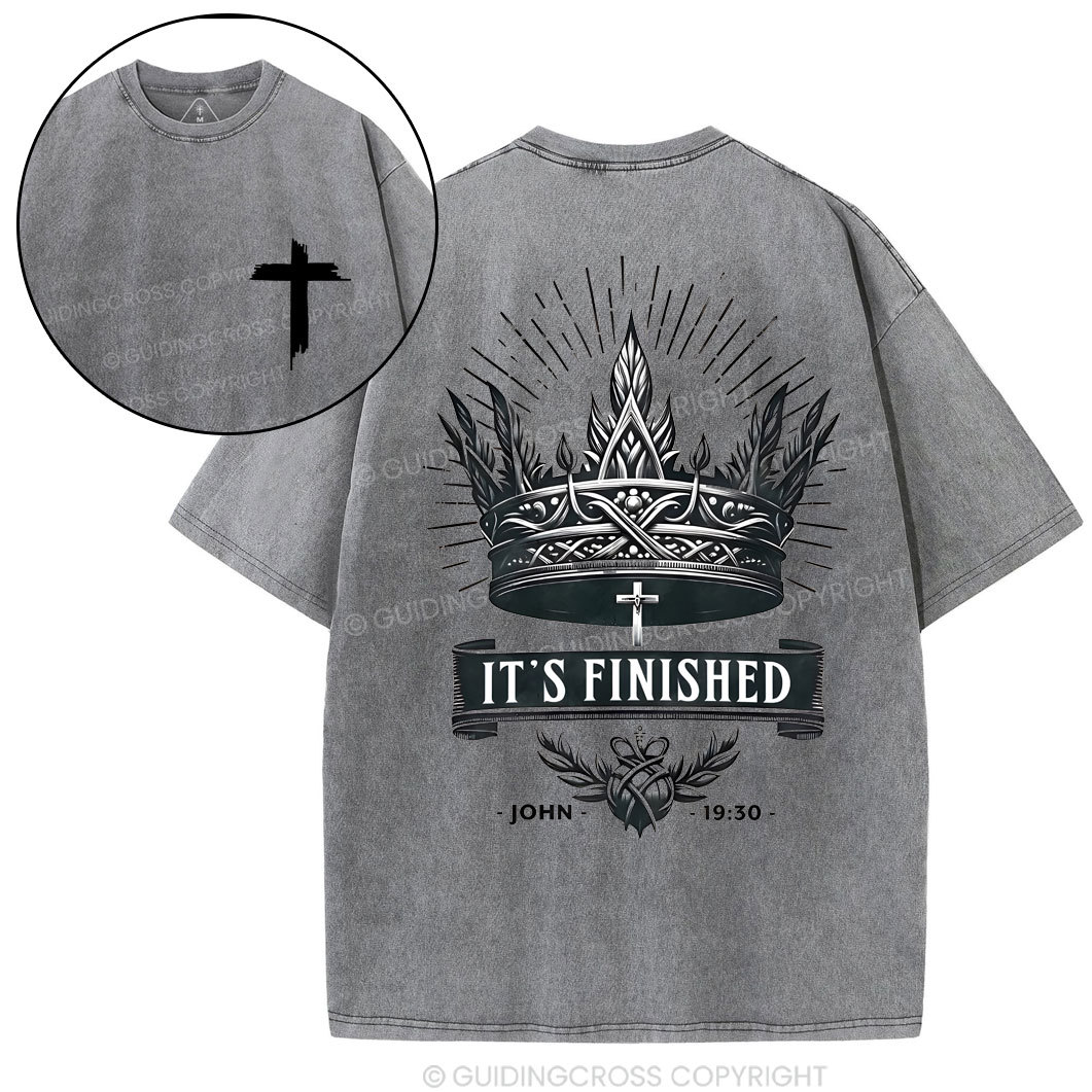 It Is Finished Chirstian Washed T-Shirt