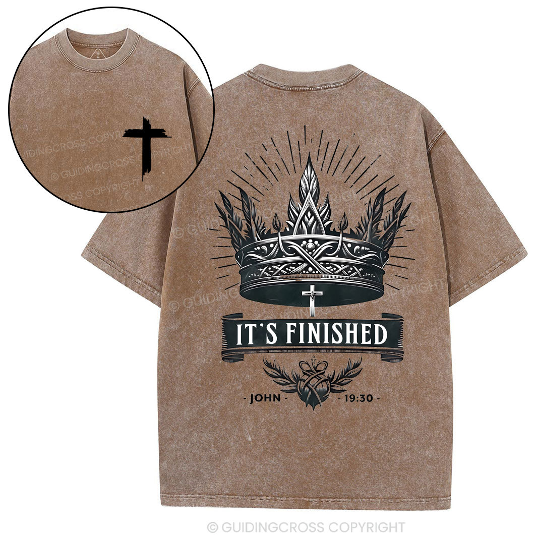It Is Finished Chirstian Washed T-Shirt