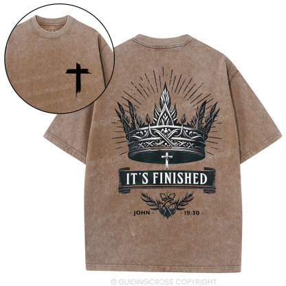 It Is Finished Chirstian Washed T-Shirt
