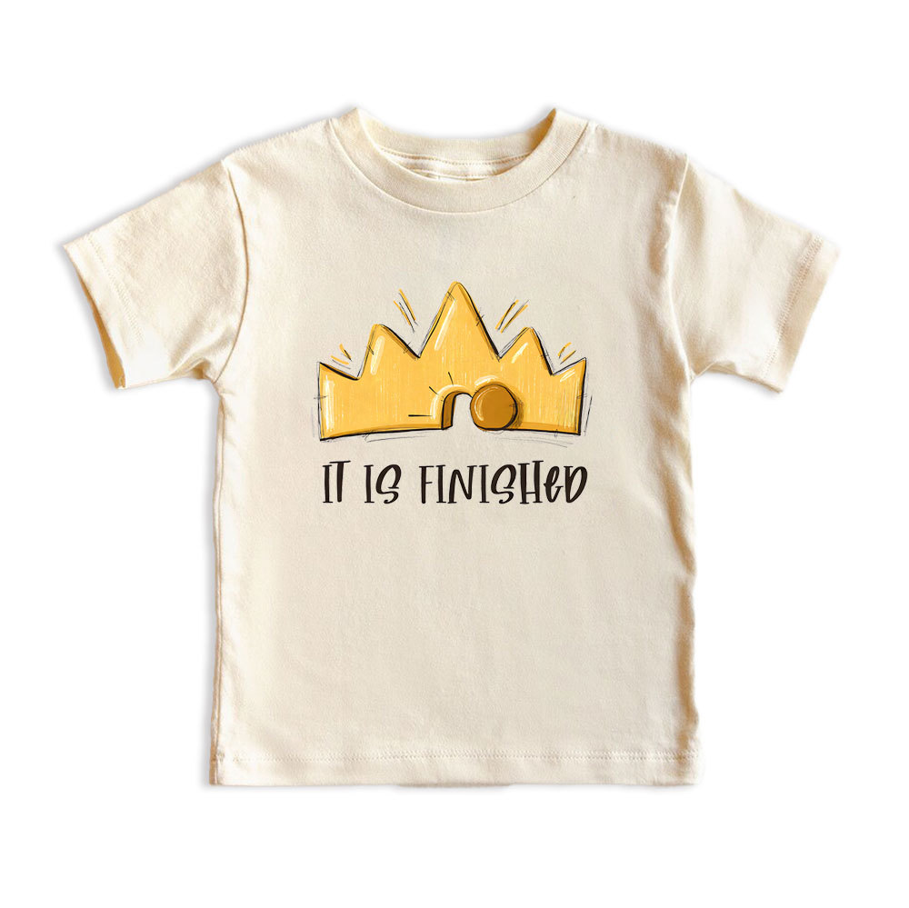 It Is Finished Christian Kid T-Shirt