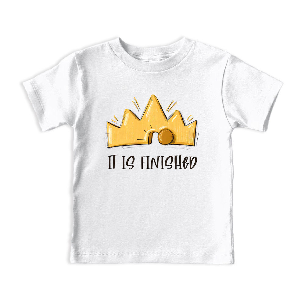 It Is Finished Christian Kid T-Shirt