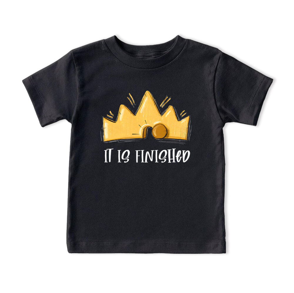 It Is Finished Christian Kid T-Shirt