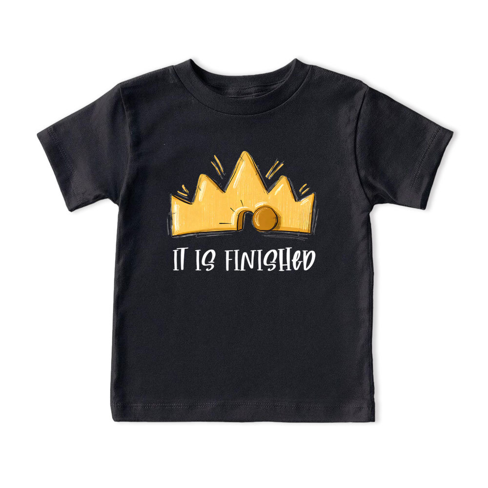 It Is Finished Christian Kid T-Shirt