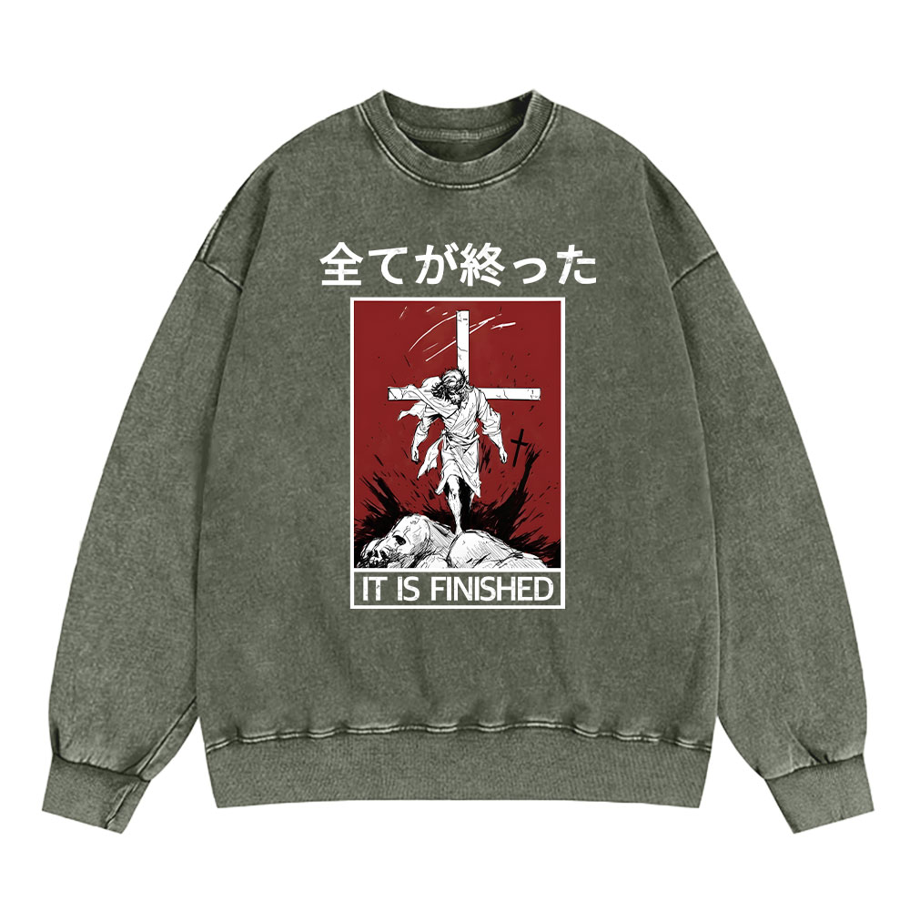 Sample Washed Sweatshirt  水洗圆领卫衣 Sale - GuidingCross