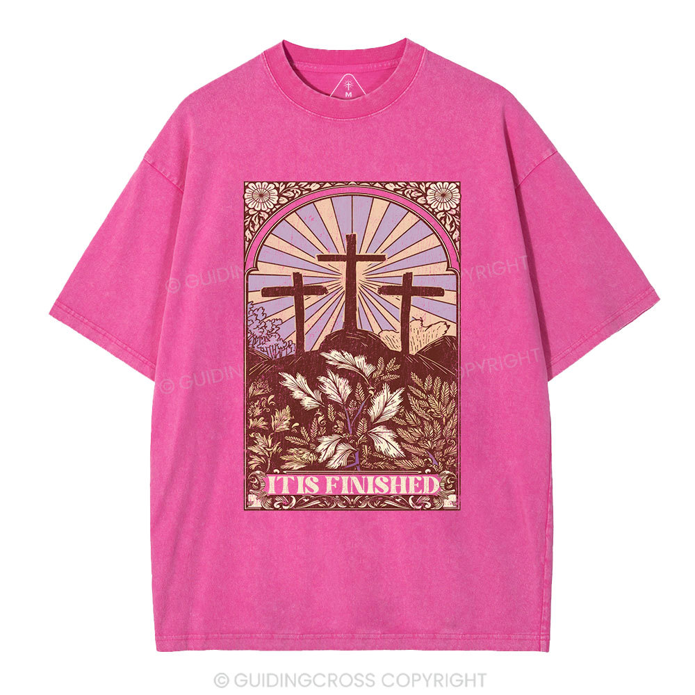 It Is Finished Christian Washed T-Shirt