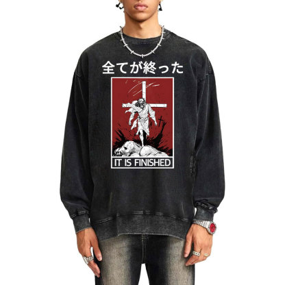 It Is Finished Christian Washed T-Shirt