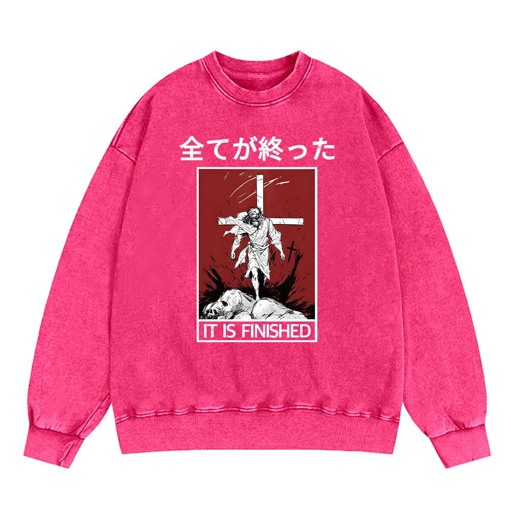 It Is Finished Christian Washed T-Shirt