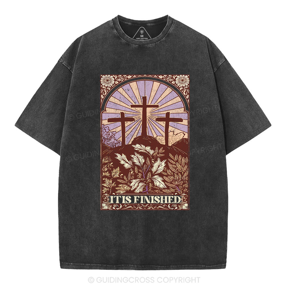 It Is Finished Christian Washed T-Shirt