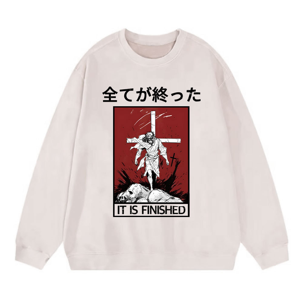 It Is Finished Christian Washed T-Shirt