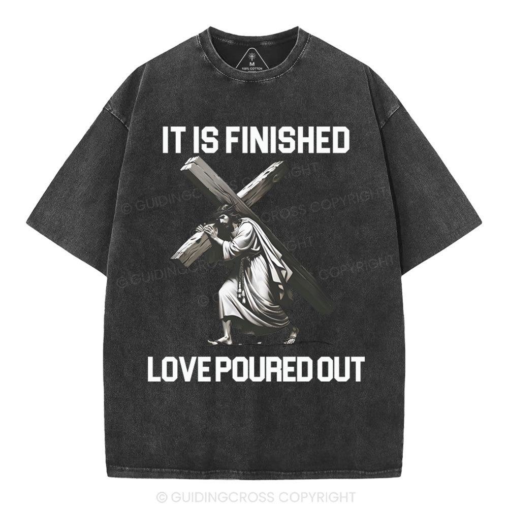 It Is Finished Christian Washed T-Shirt