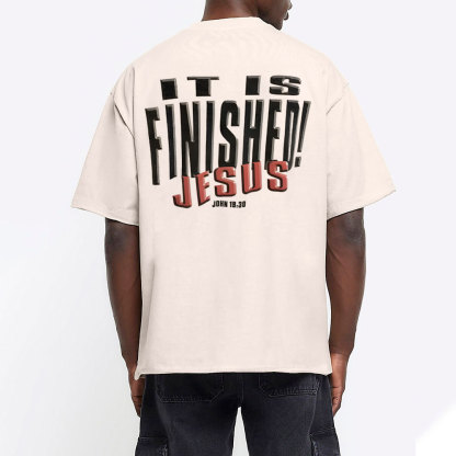 It Is Finished Christian Washed T-Shirt