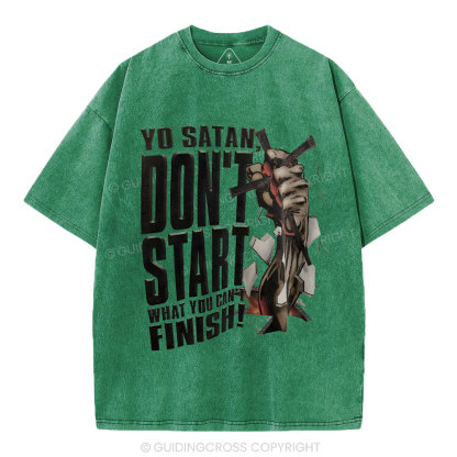 It Is Finished Christian Washed T-Shirt