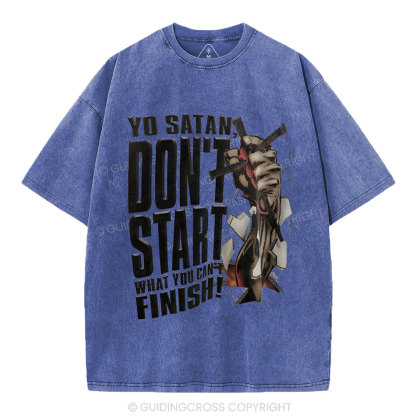 It Is Finished Christian Washed T-Shirt