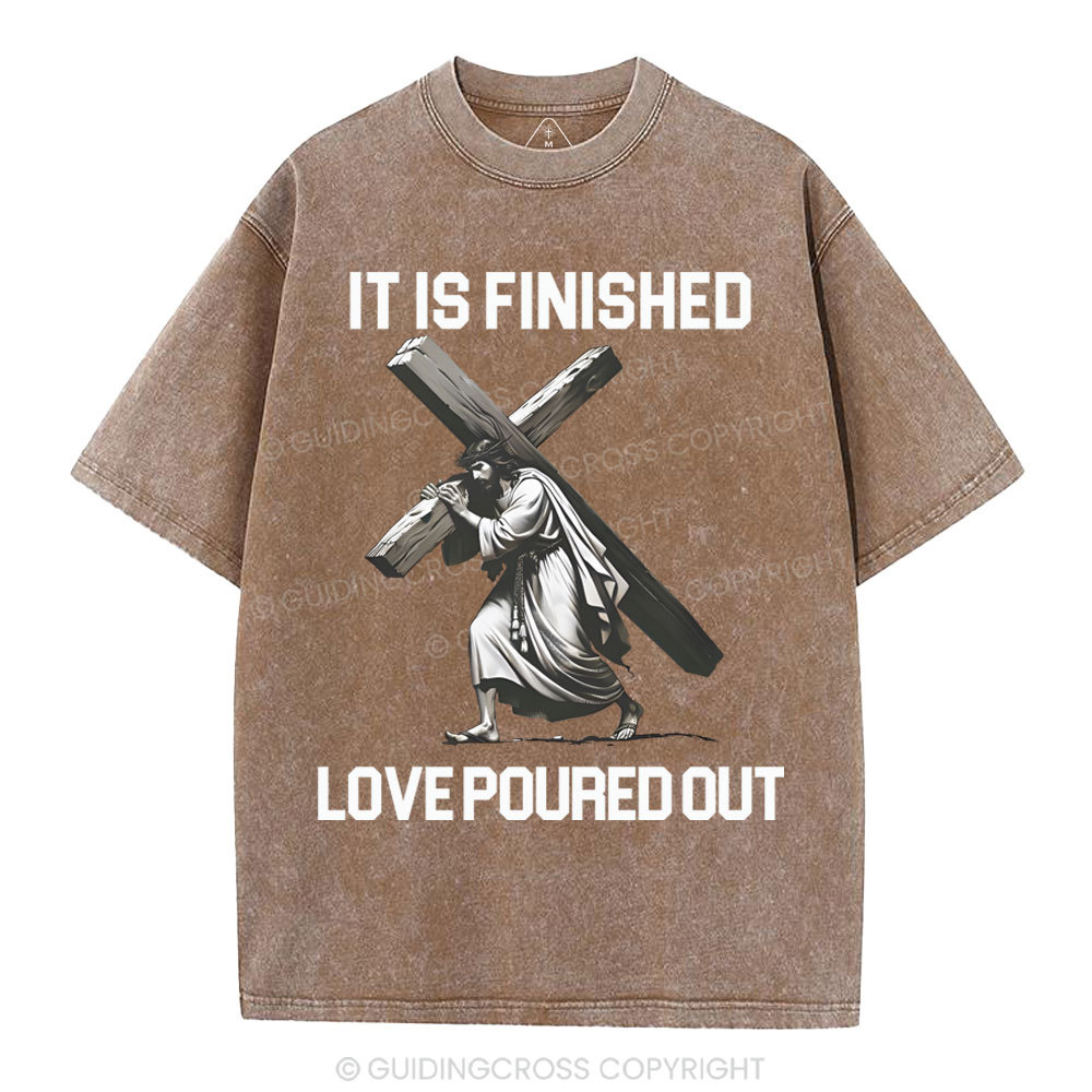 It Is Finished Christian Washed T-Shirt