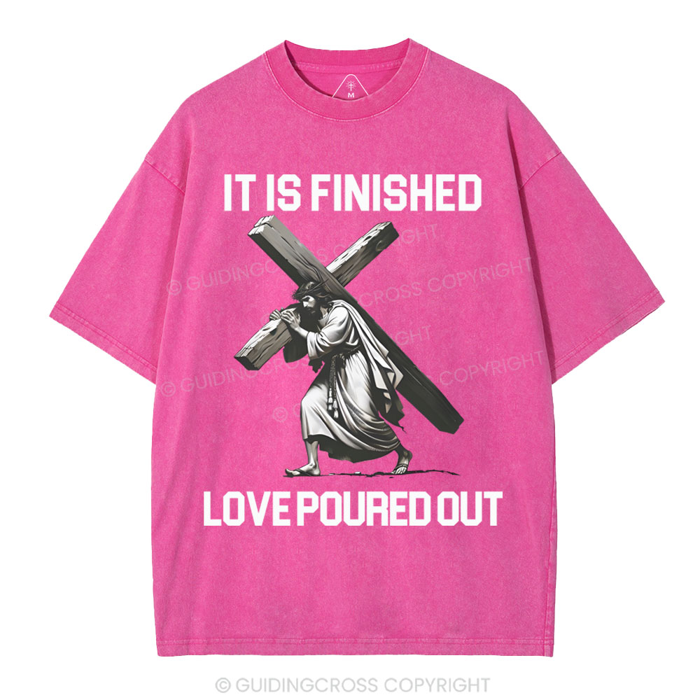 It Is Finished Christian Washed T-Shirt