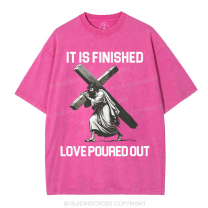 It Is Finished Christian Washed T-Shirt