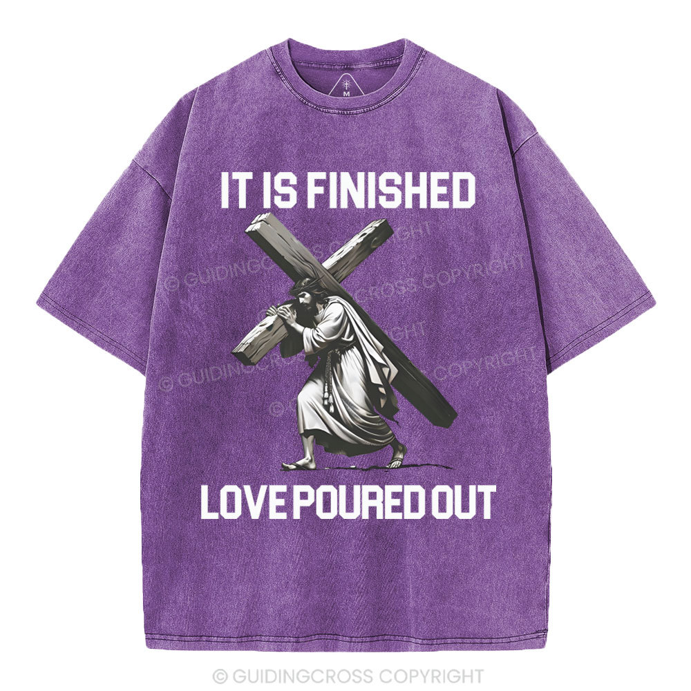 It Is Finished Christian Washed T-Shirt