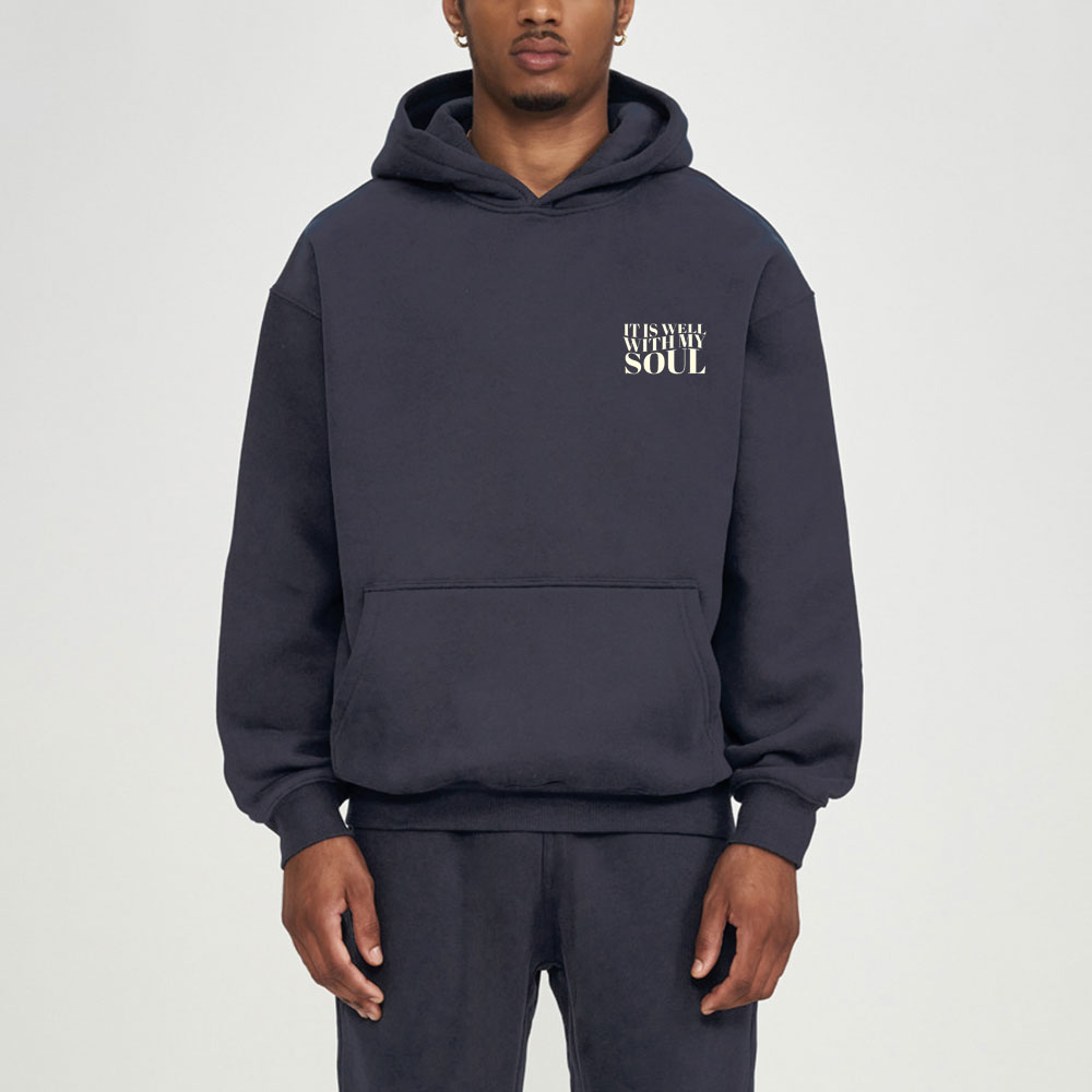 It Is Well With My Soul Christian Fleece Hoodie Set