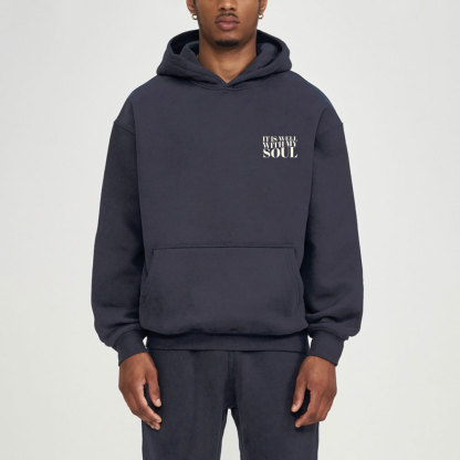 It Is Well With My Soul Christian Fleece Hoodie Set