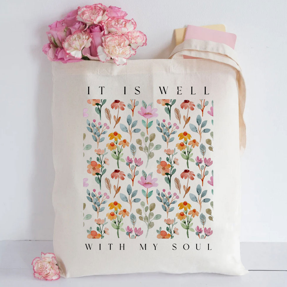 It Is Well With My Soul Christian Tote Bag