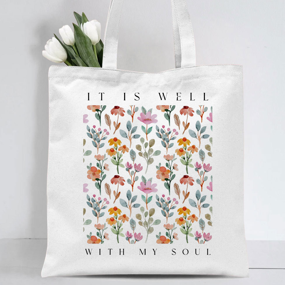 It Is Well With My Soul Christian Tote Bag