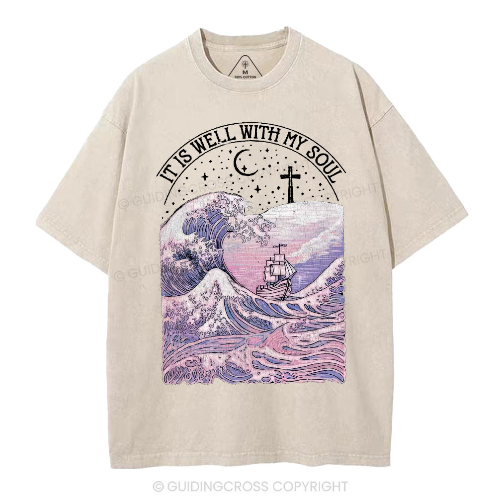 New-Sample Christian Washed T-Shirt Sale - GuidingCross