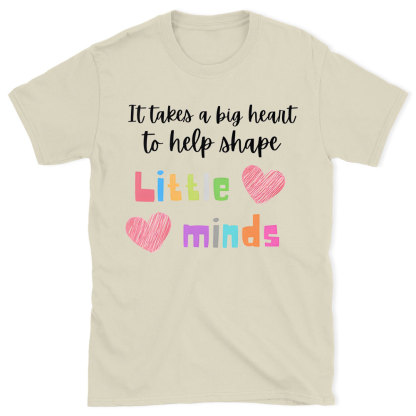 It Takes A Big Heart To Help  Ahape Christian T-Shirt