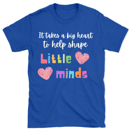 It Takes A Big Heart To Help  Ahape Christian T-Shirt