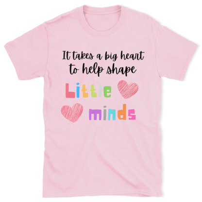 It Takes A Big Heart To Help  Ahape Christian T-Shirt