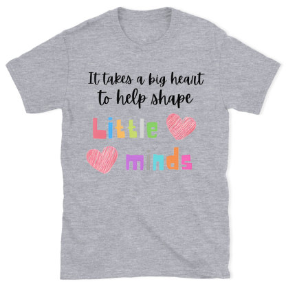 It Takes A Big Heart To Help  Ahape Christian T-Shirt
