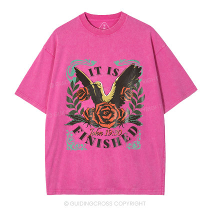 It is Finished Christian Washed T-Shirt