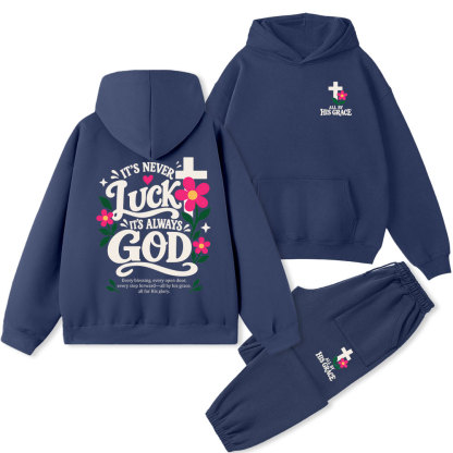 It’s Always God Christian Premium Fleece Hoodie Set 