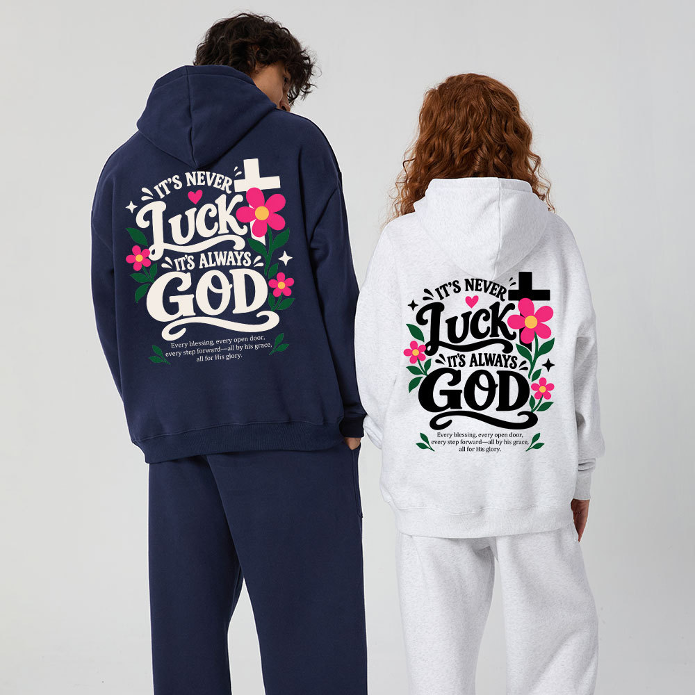 It’s Always God Christian Premium Fleece Hoodie Set 