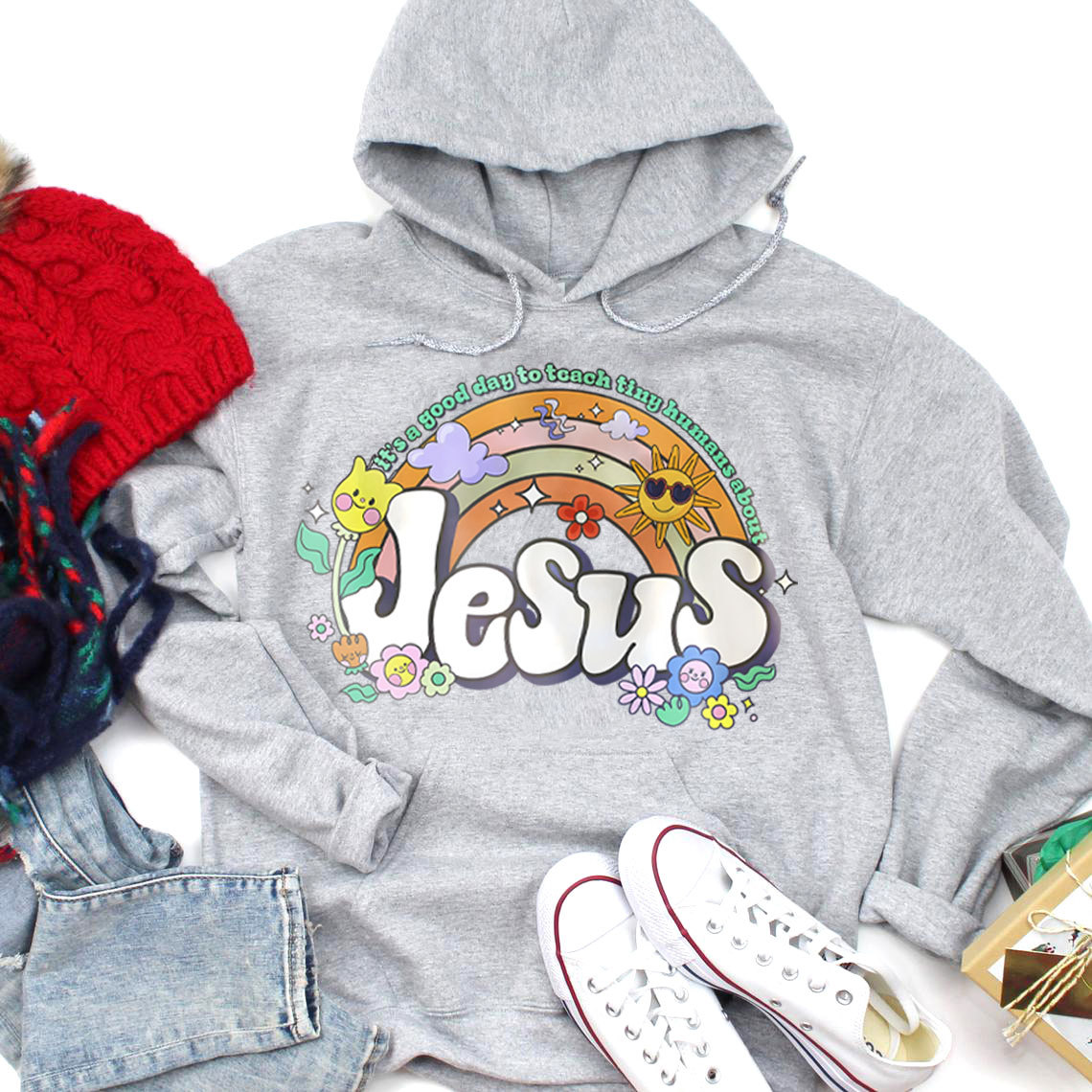 It's Good Day To Teach Tiny Humans About Jesus Christian Hoodie