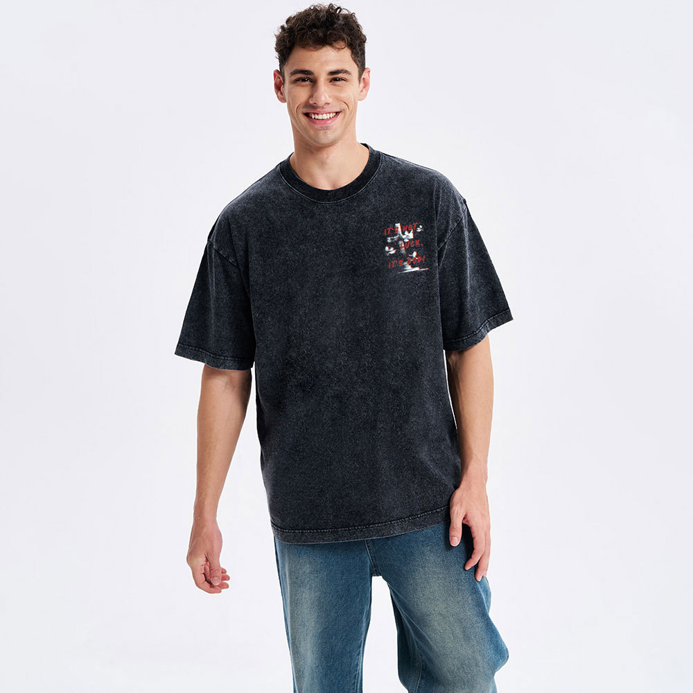 It's Not Luck Christian Washed T-Shirt