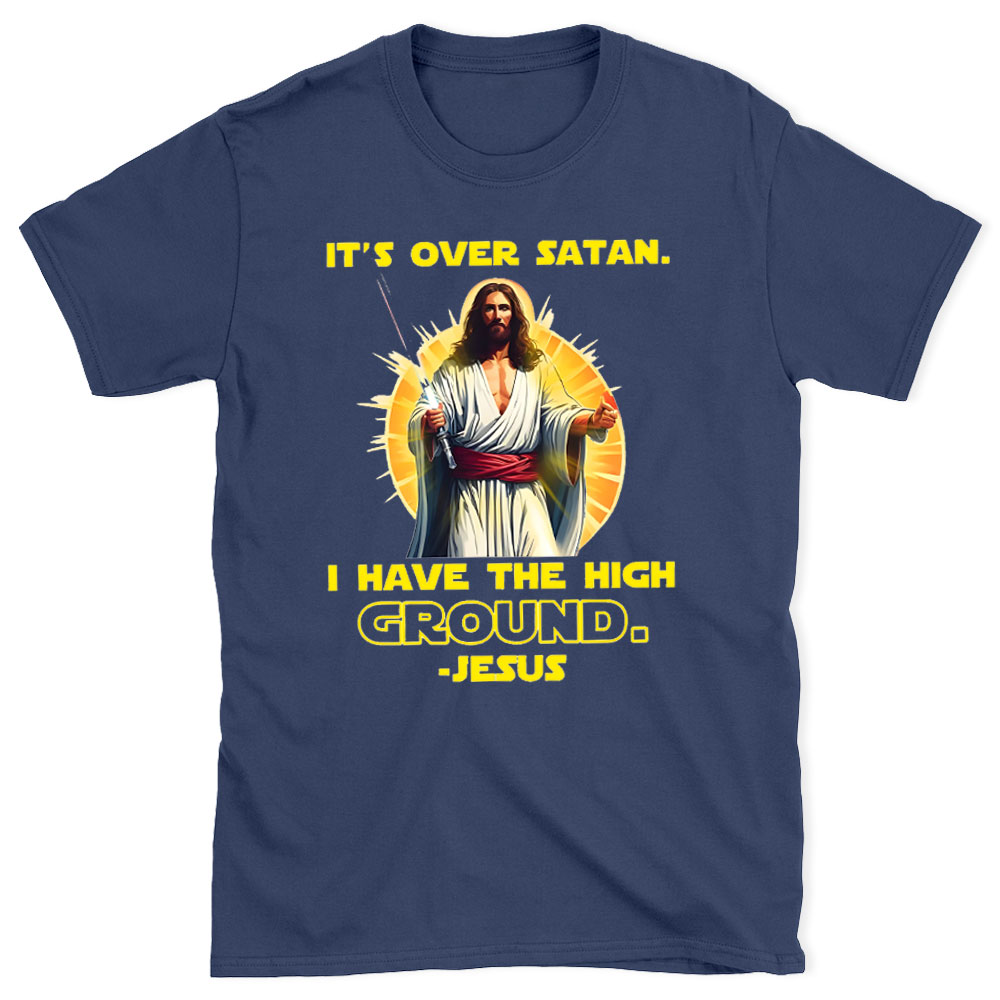 It's Over Satan Christian Washed T-Shirt