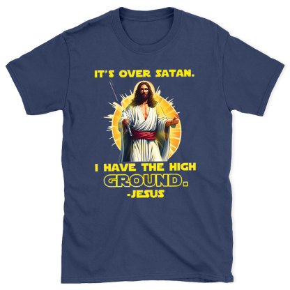 It's Over Satan Christian Washed T-Shirt
