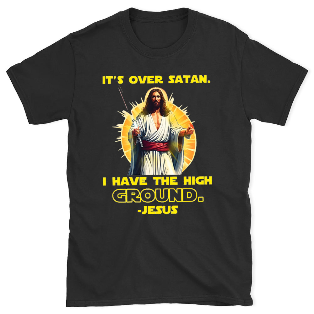 It's Over Satan Christian Washed T-Shirt