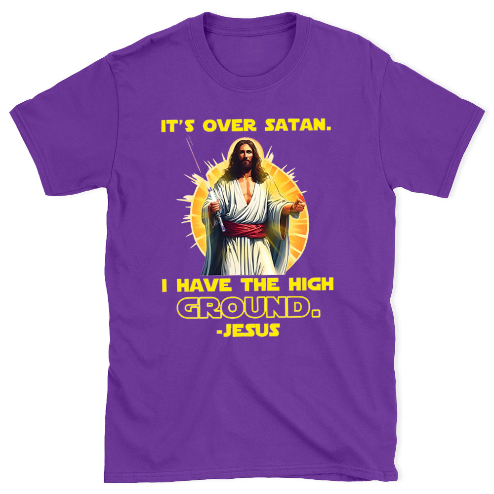 It's Over Satan Christian Washed T-Shirt