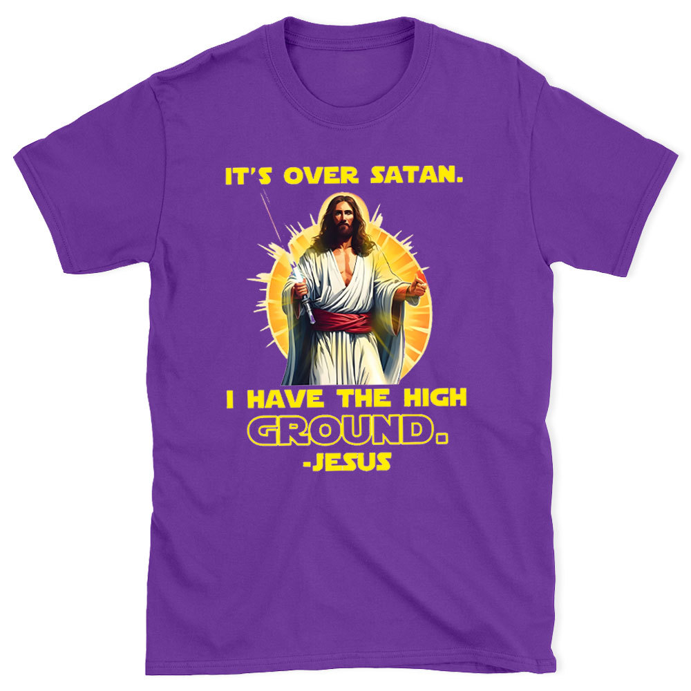 It's Over Satan Christian Washed T-Shirt