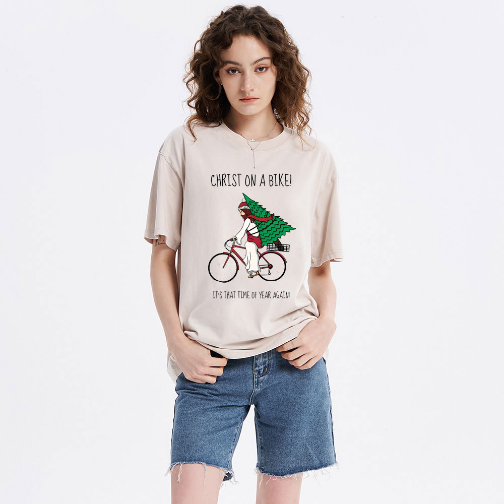 It's That Time Of Year Again Christian Washed T-Shirt