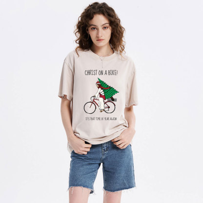 It's That Time Of Year Again Christian Washed T-Shirt