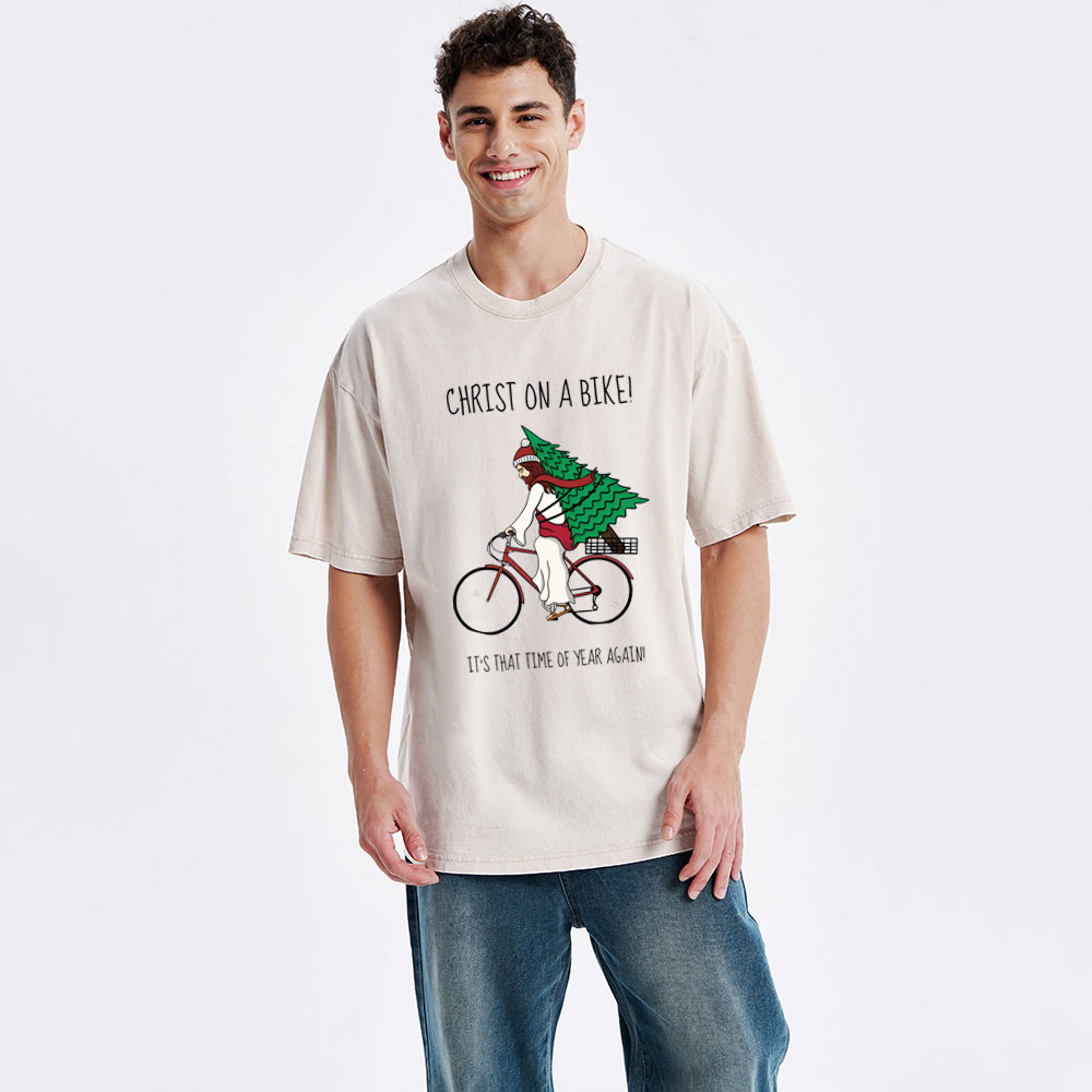 It's That Time Of Year Again Christian Washed T-Shirt