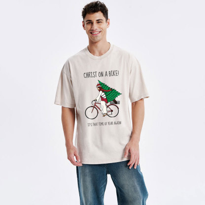 It's That Time Of Year Again Christian Washed T-Shirt