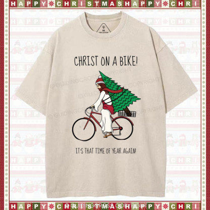 It's That Time Of Year Again Christian Washed T-Shirt