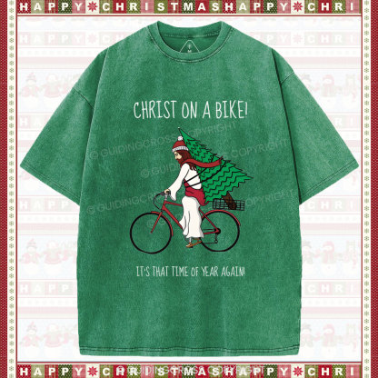 It's That Time Of Year Again Christian Washed T-Shirt