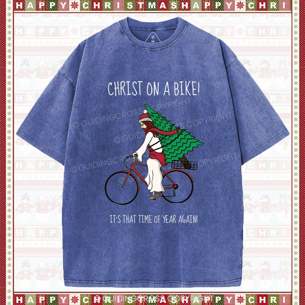 It's That Time Of Year Again Christian Washed T-Shirt
