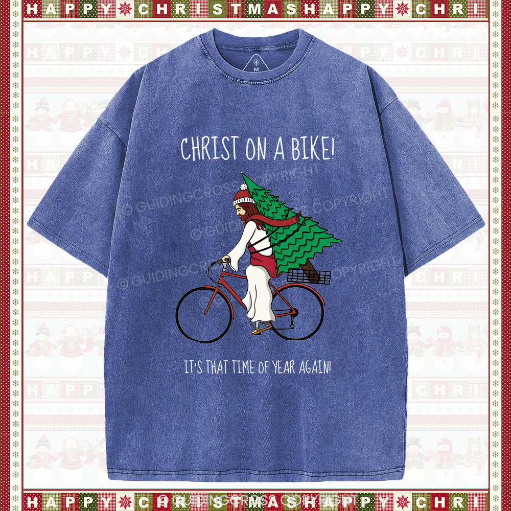 It's That Time Of Year Again Christian Washed T-Shirt