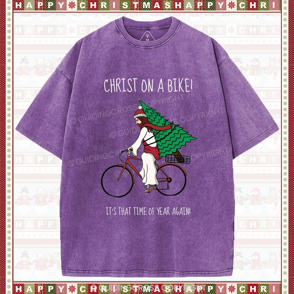 It's That Time Of Year Again Christian Washed T-Shirt