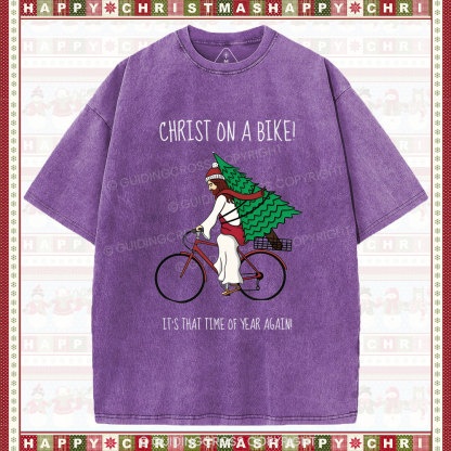 It's That Time Of Year Again Christian Washed T-Shirt